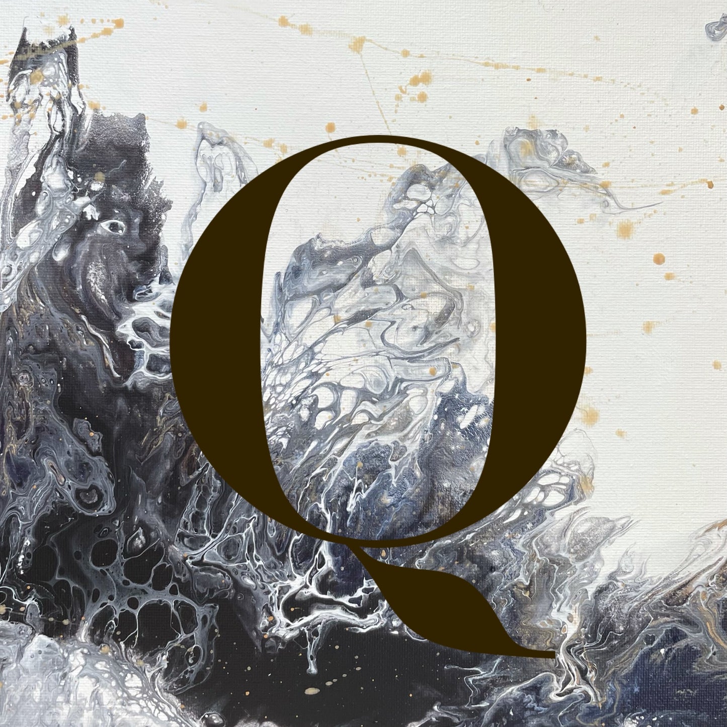 MONOGRAM SKINNY SCARF Q