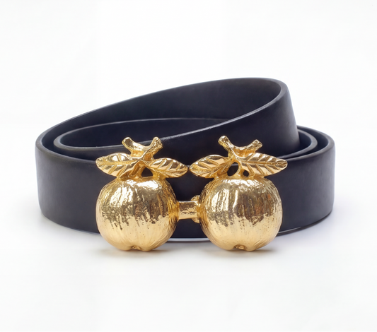 Mimi di N Big apples Vintage buckle, circa 1980s - Fruit collection