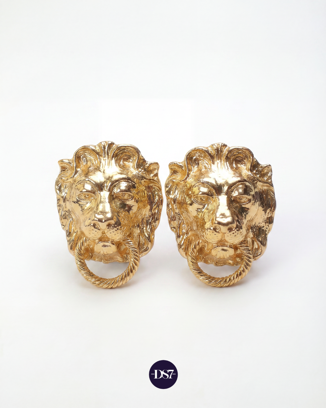 Mimi di N Gold Lion head Vintage buckle, circa 1974 - Animal Collection