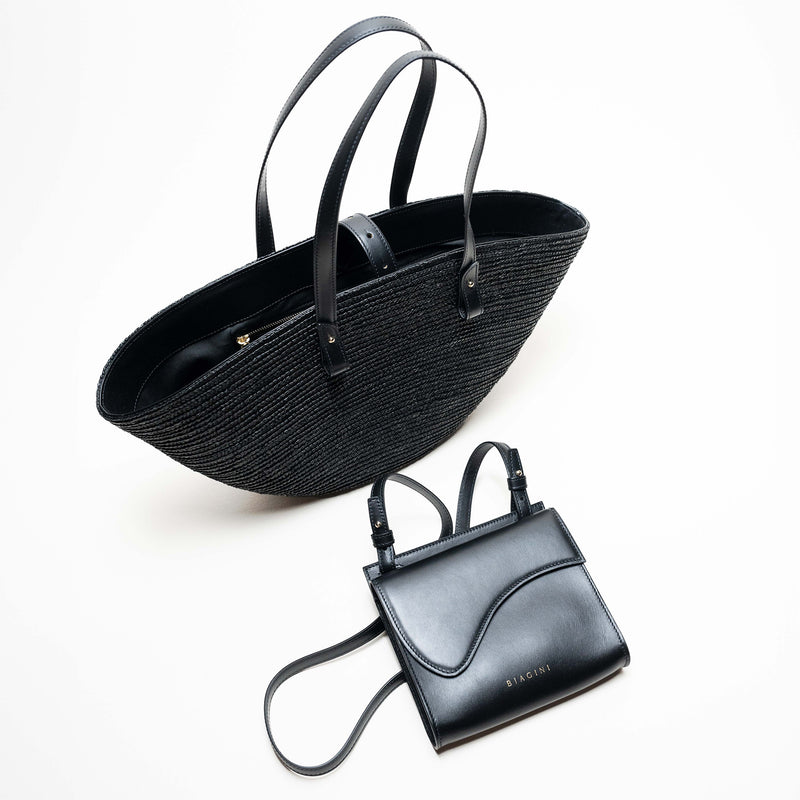 Biagini x DS7 - Le Grand Panier Wave - Black