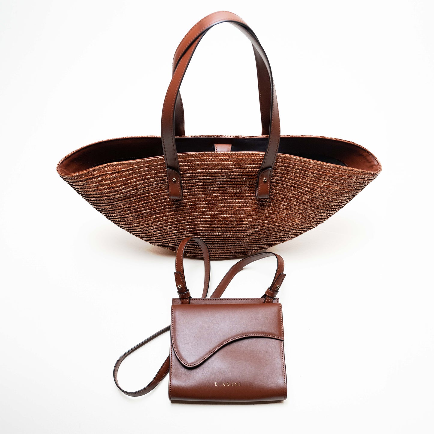 LE GRAND PANIER WAVE - PECAN BROWN & BRITISH TAN