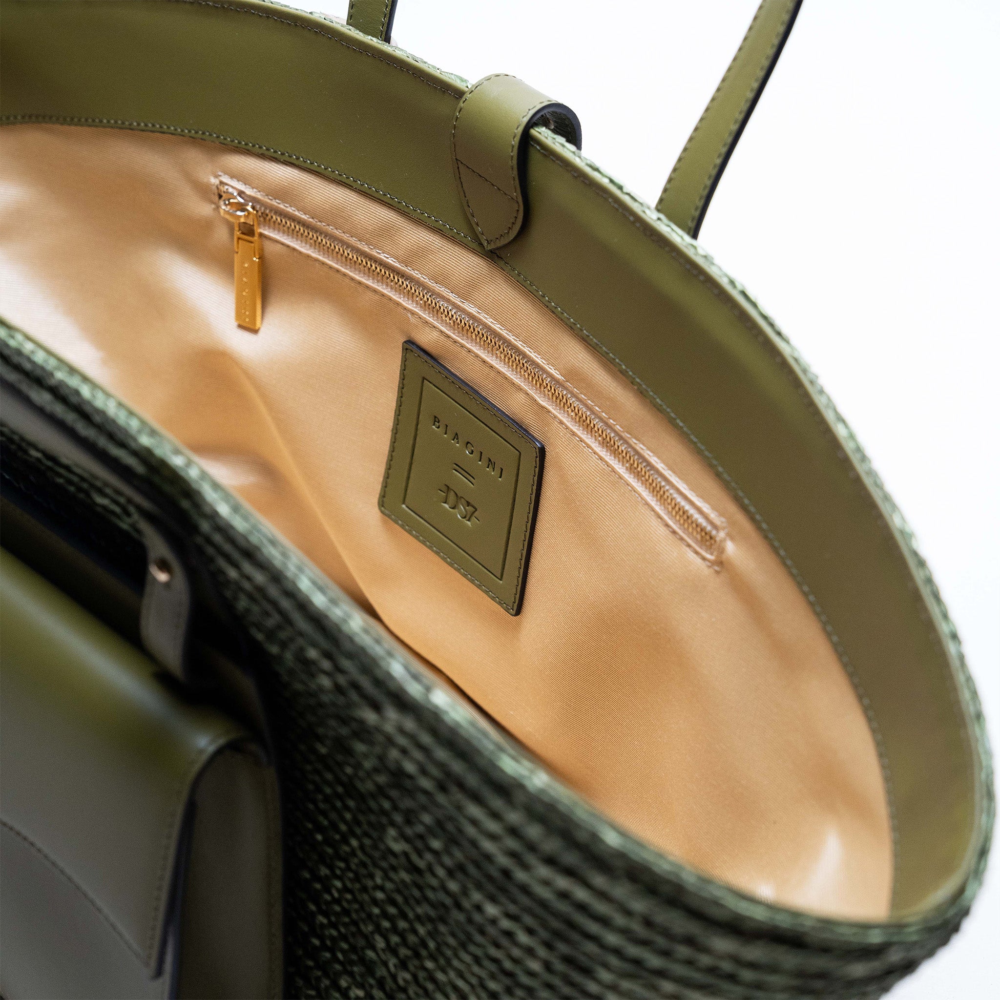 LE GRAND PANIER WAVE- GREEN & OLIVE – DESIGNSTUDIO 7