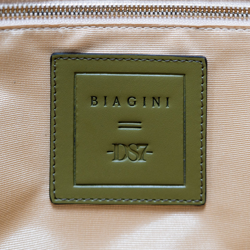 Biagini x DS7 - Le Grand Panier Wave - Green & Olive