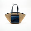 Biagini x DS7 - Le Grand Panier Wave - Natural & Navy