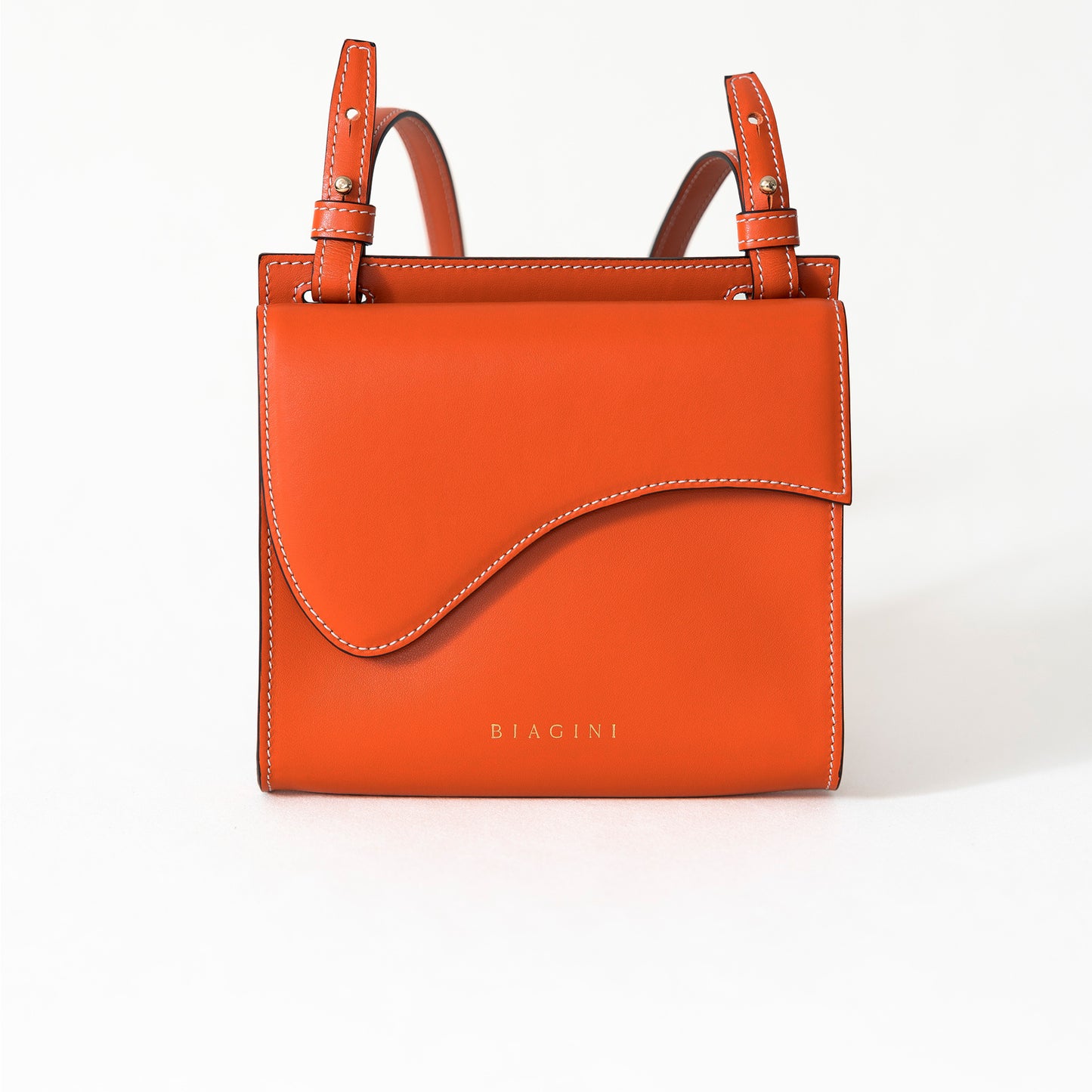 LE GRAND PANIER WAVE - NATURAL & ORANGE