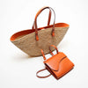 Biagini x DS7 - Le Grand Panier Wave - Natural & Orange