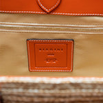 Biagini x DS7 - Le Grand Panier Wave - Natural & Orange