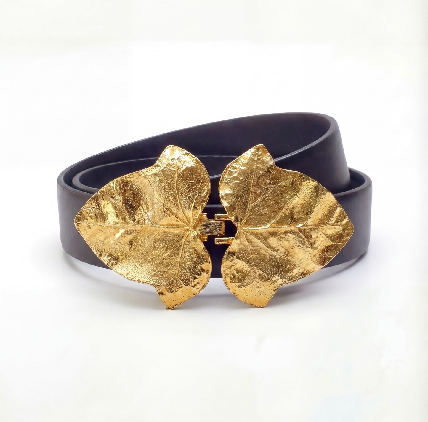 Mimi di N Big leaves Vintage buckle, circa. 1981 - Leaves Collection