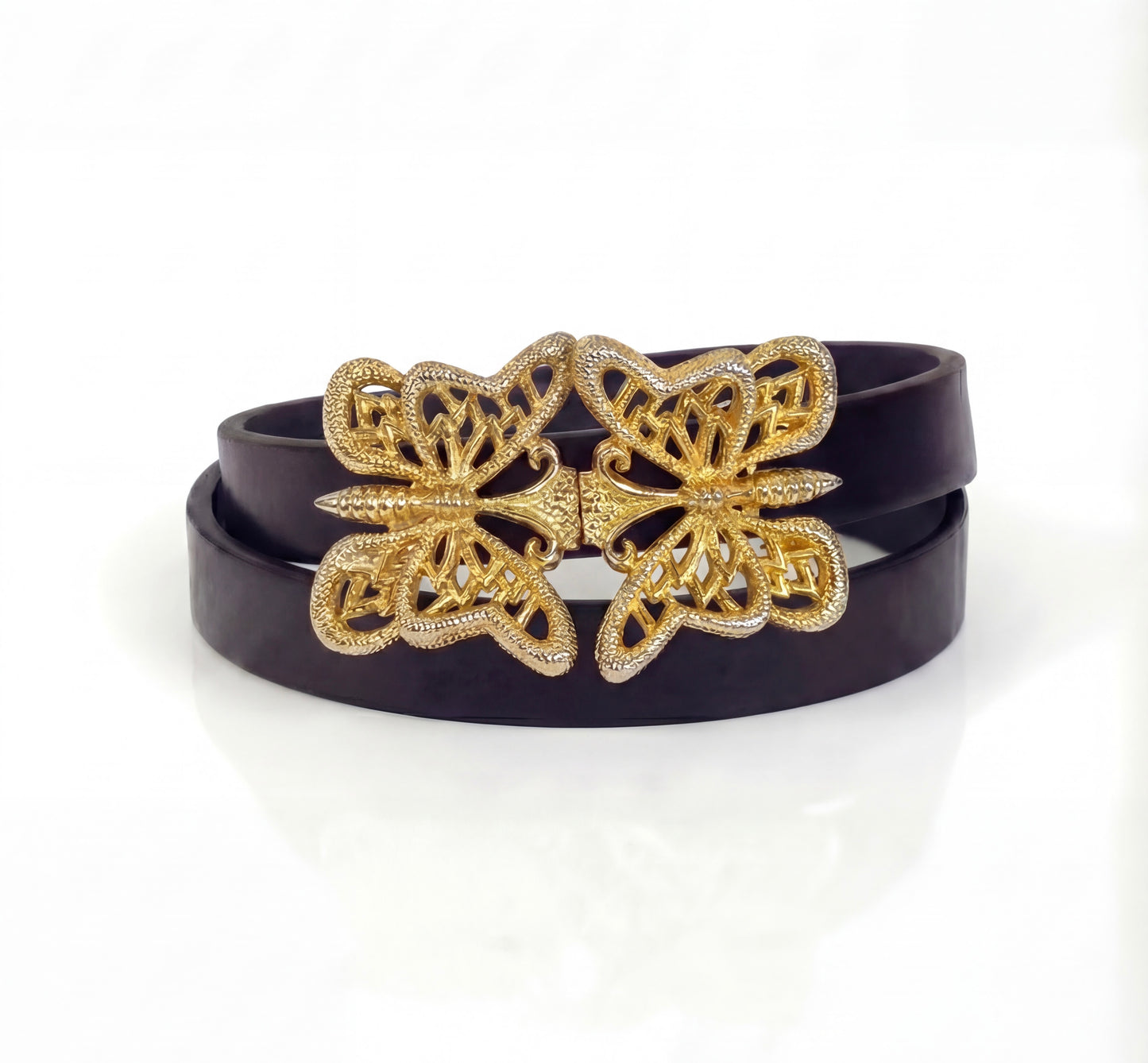 Mimi di N Butterflies small Filigrain Vintage buckle, Circa. 1977 - Animal Collection