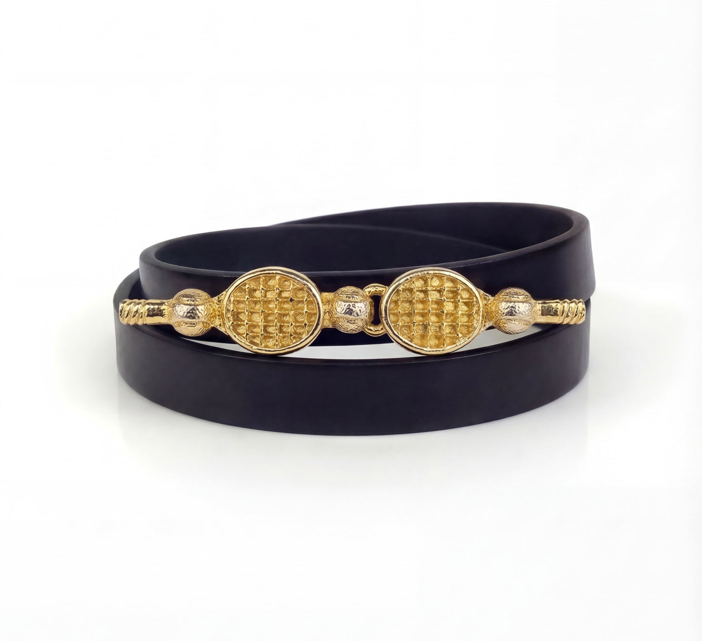 Mimi di N Tennis Rackets Vintage Buckle, circa. 1974 - One of the kind Collection