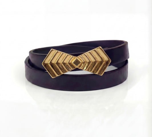 Mimi di N two triangles Vintage buckle, circa. 1979 - One of the kind Collection