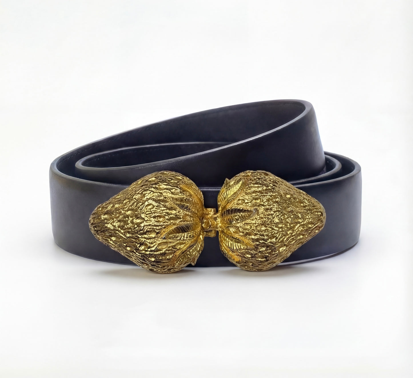 Jeanne 80 Bouchever Strawberries Vintage buckle, circa. 1980s - Fruit Collection