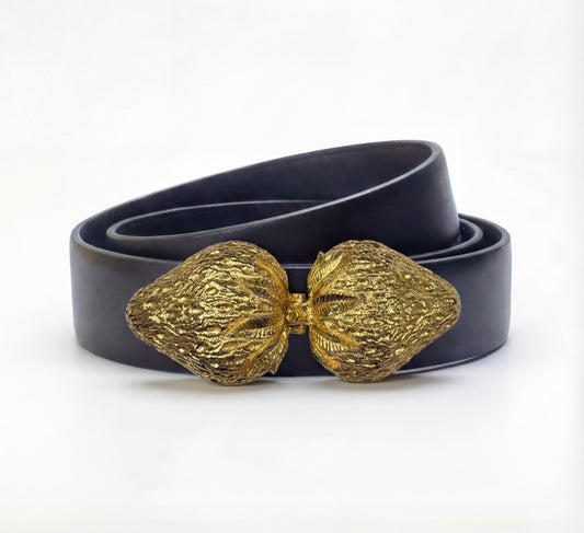 Jeanne 80 Bouchever Strawberries Vintage buckle, circa. 1980s - Fruit Collection