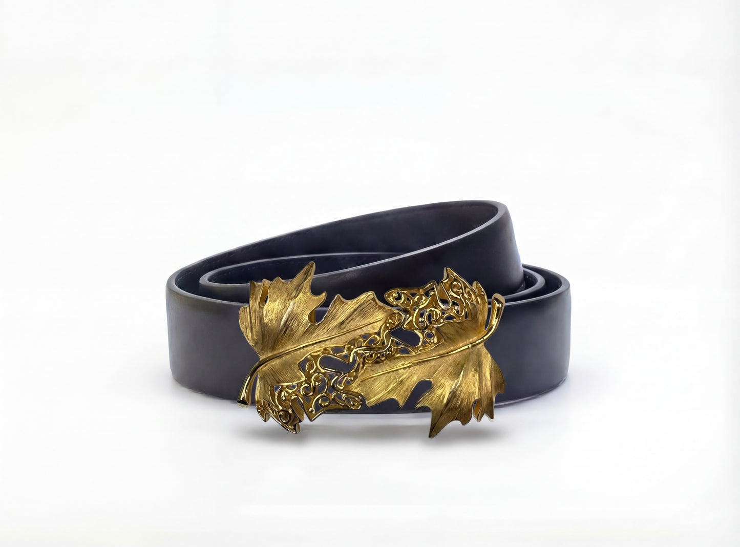 Paquette Leaves Vintage buckle, circa. 1980s - Leaves collection