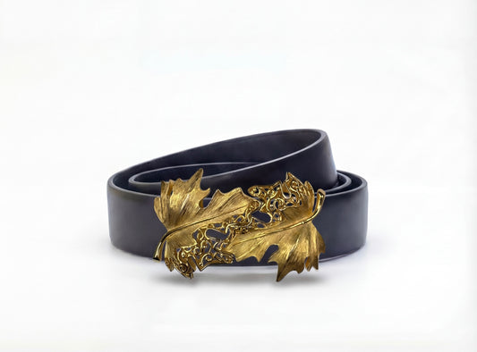 Paquette Leaves Vintage buckle, circa. 1980s - Leaves collection