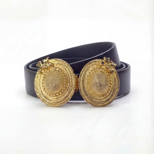 Paquette Hats Vintage buckle, circa. 1980s - One of the kind Collection