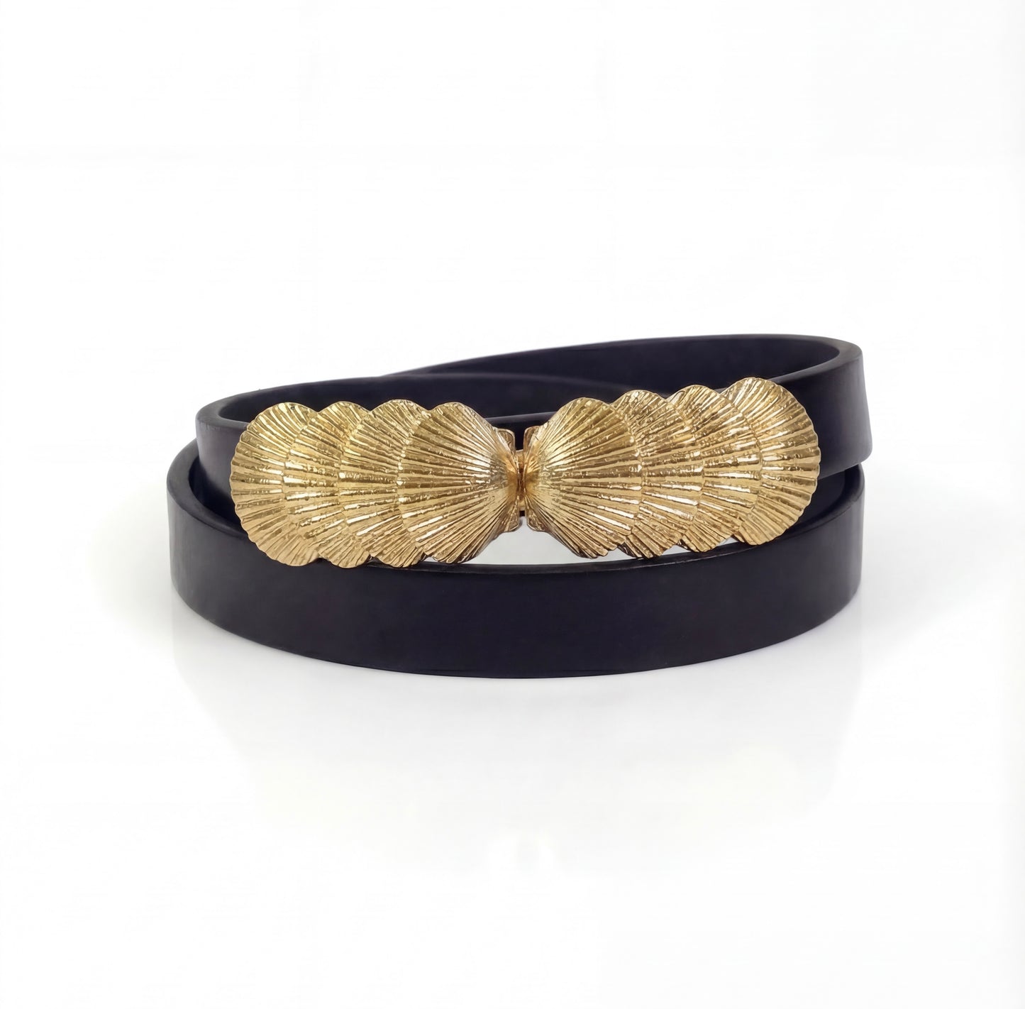Mimi di N Six shells Vintage buckle,  circa. 1982 - Seashells Collection
