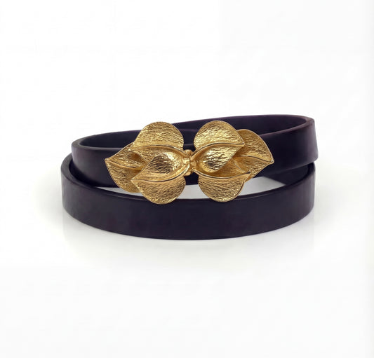 Mimi di N Leaves Vintage buckle,  circa. 1976 - Lunar New Years Collection