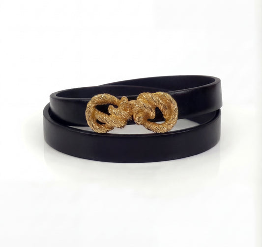 Mimi di N Robe knot Vintage buckle, circa. 1977 - Lunar New Year Collection