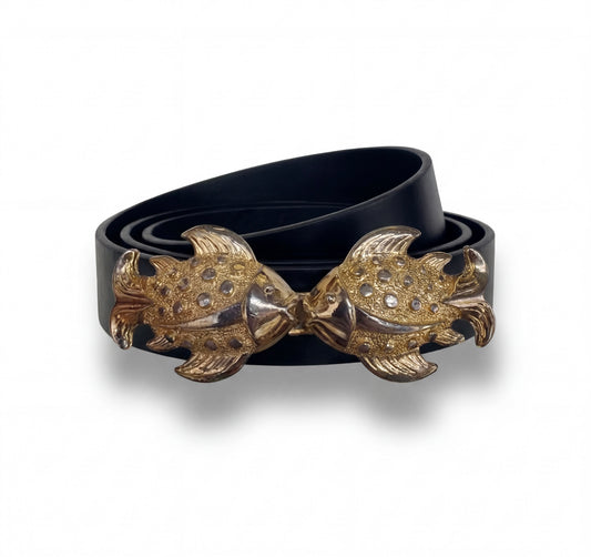 Jeanne Bouchever Fish Vintage Buckle, circa. 1980s - Fauna Collection