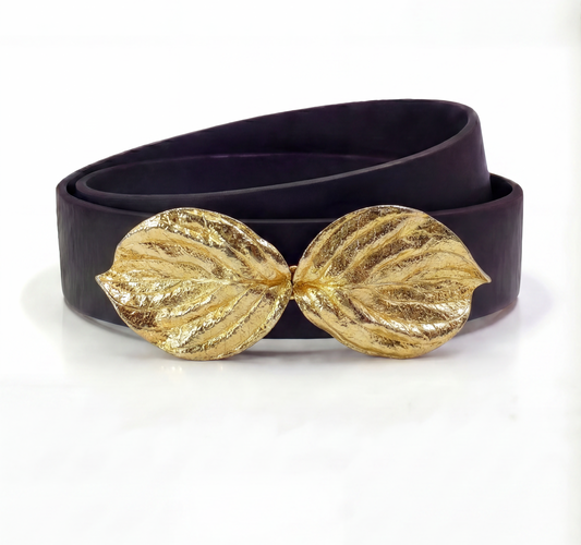 Mimi di N Leave Vintage buckle, circa 1861 - Leaves collection