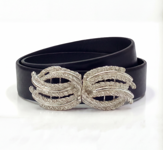 Mimi di N Silver bow Vintage Buckle, circa 1975 - Bow Collection