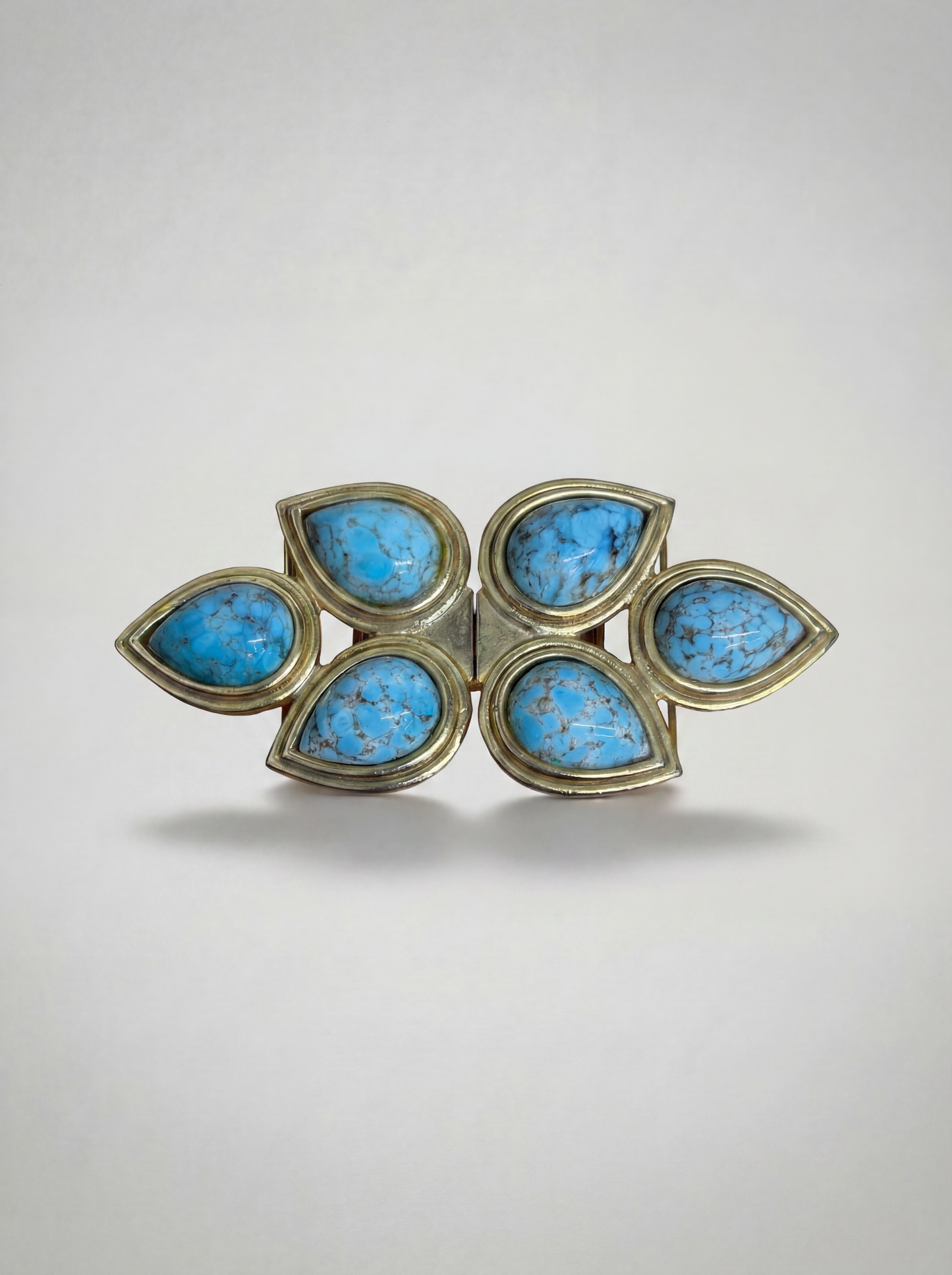 Mimi di N Blue paislay vintage buckle, circa 1982 - One of the kind collection
