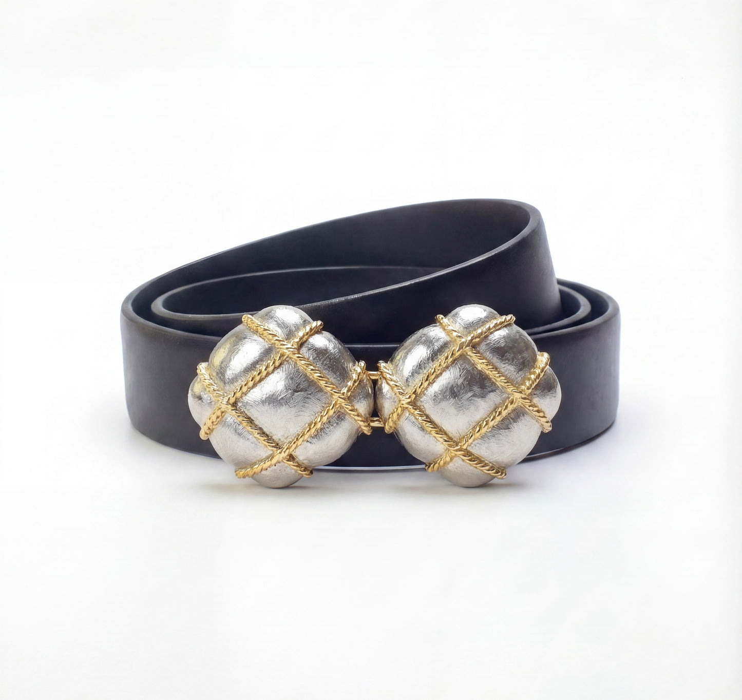 Royer Romain rounds Vintage buckle, circa 1980s - Creatures Collection