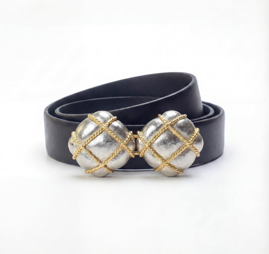 Royer Romain rounds Vintage buckle, circa 1980s - Creatures Collection