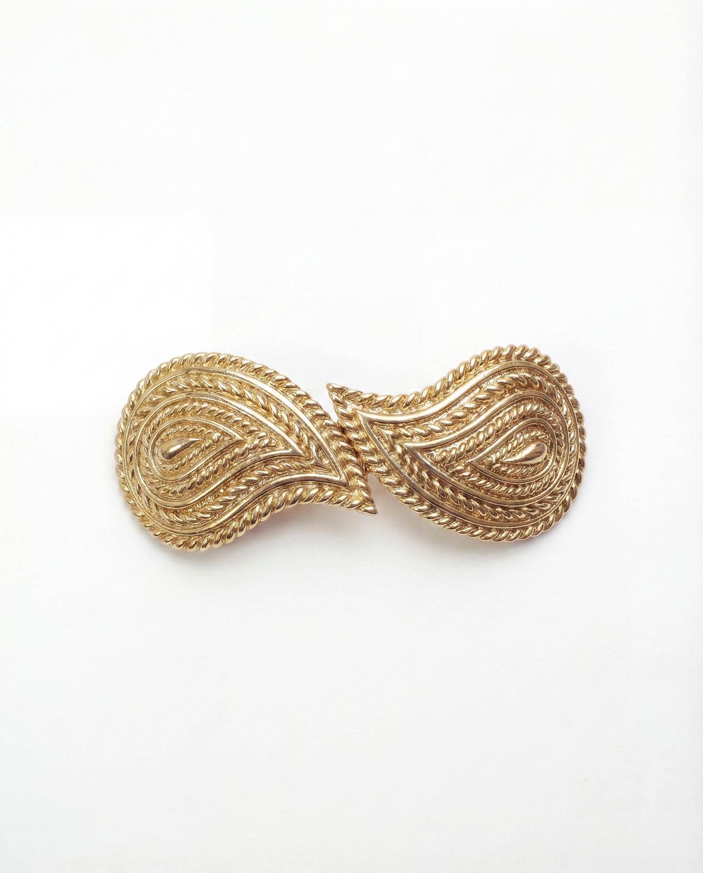 Mimi di N Gold Paisley vintage buckle, circa 1985 - One of the kind Collection