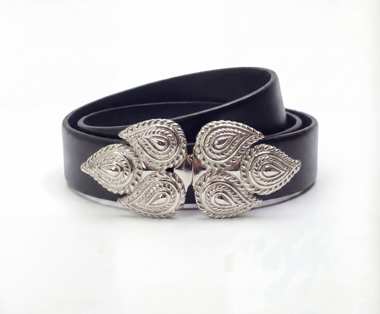 Mimi di N Silver paisley vintage buckle, circa 1985 - One of the kind collection
