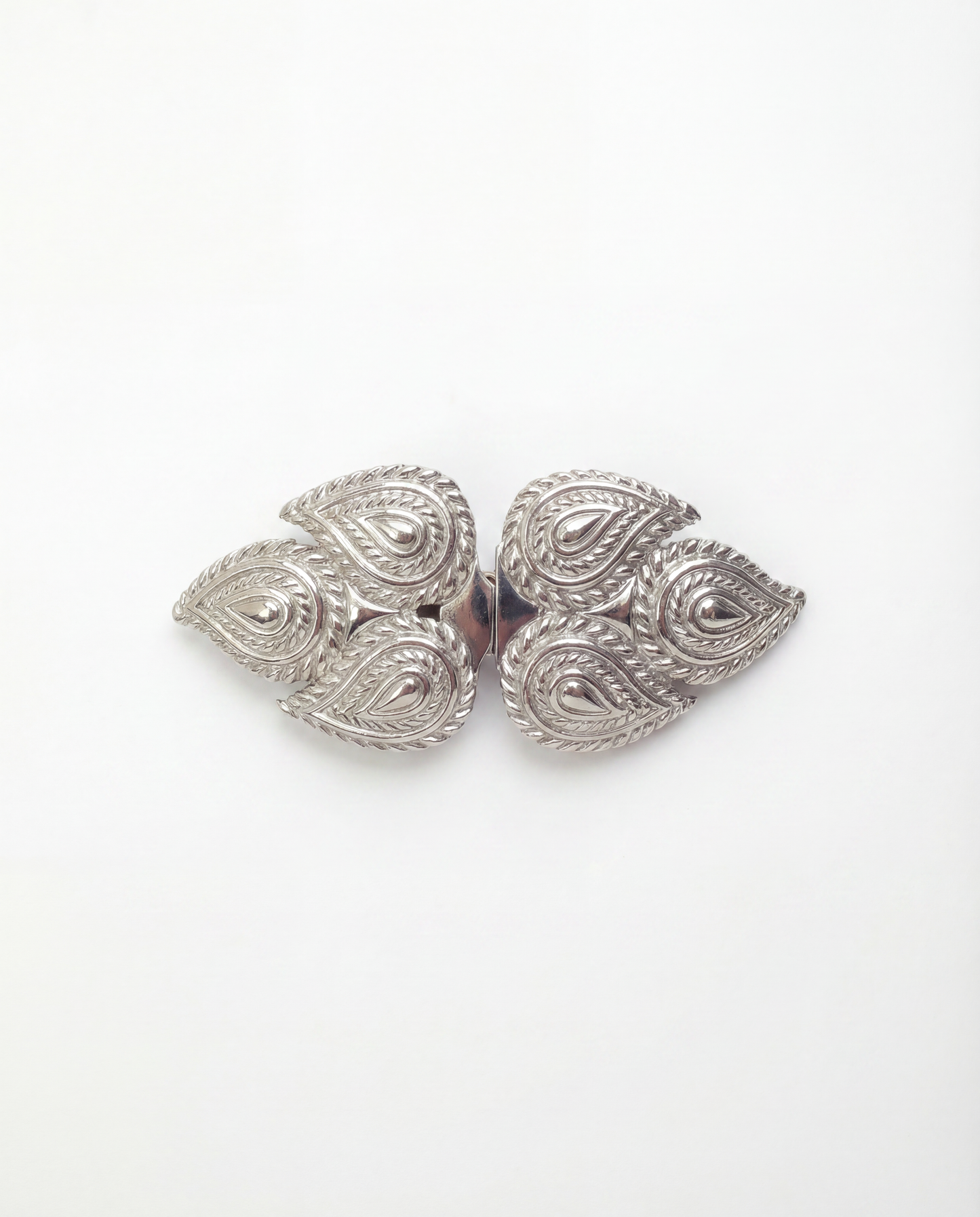 Mimi di N Silver paisley vintage buckle, circa 1985 - One of the kind collection