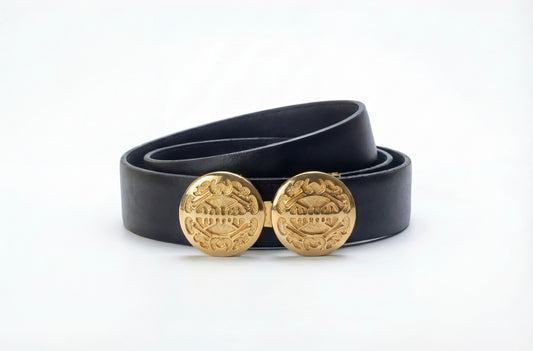 Mimi di n Chinese coins Vintage buckle, circa. 1975 - Lunar New Year collection