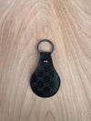 AIRTAG HOLDER UPCYCLED VINTAGE MONOGRAM BLACK