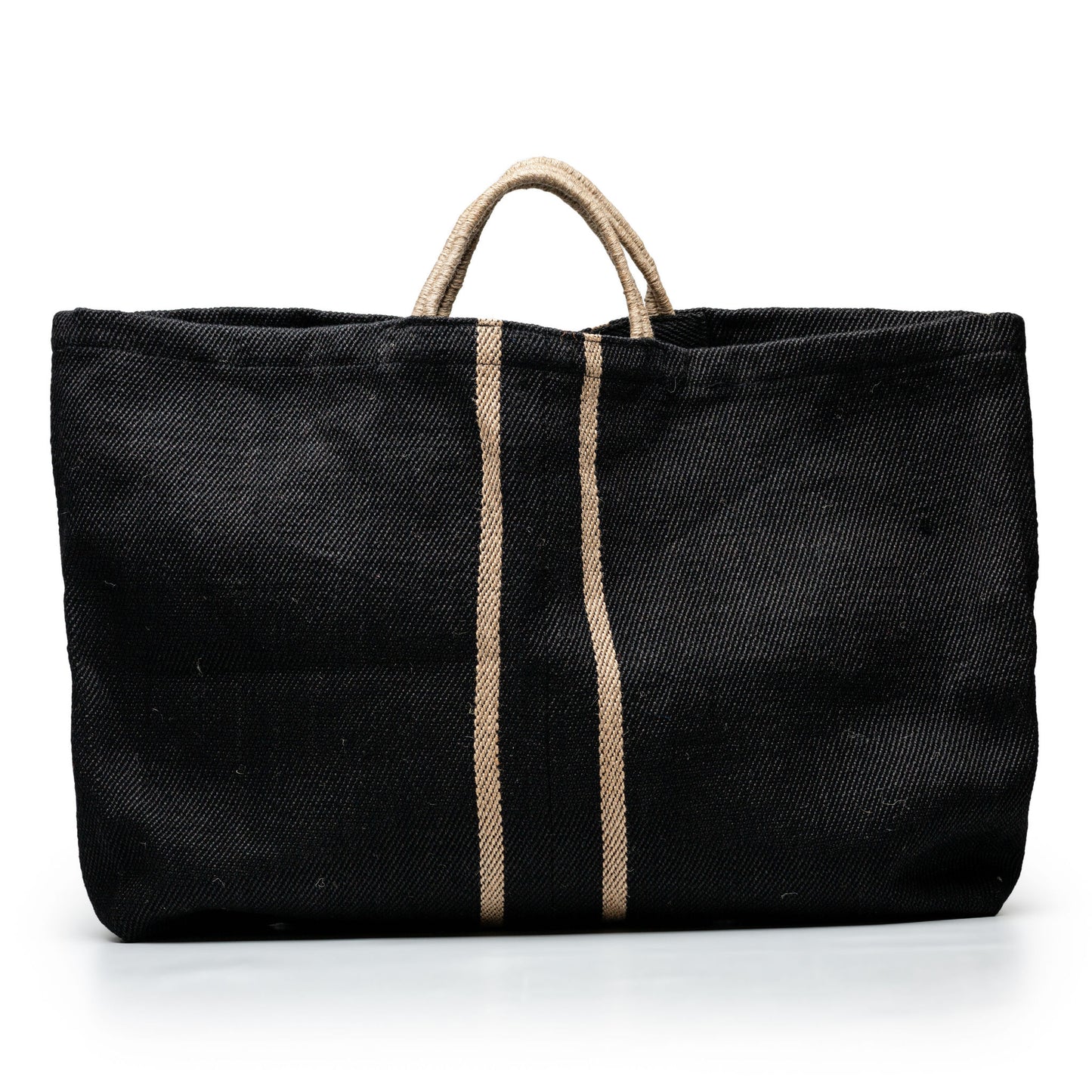 Extra Large Jute Poresh Black Body - No Fringe