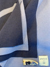 Eterna Wool Blanket - Navy & Light Blue