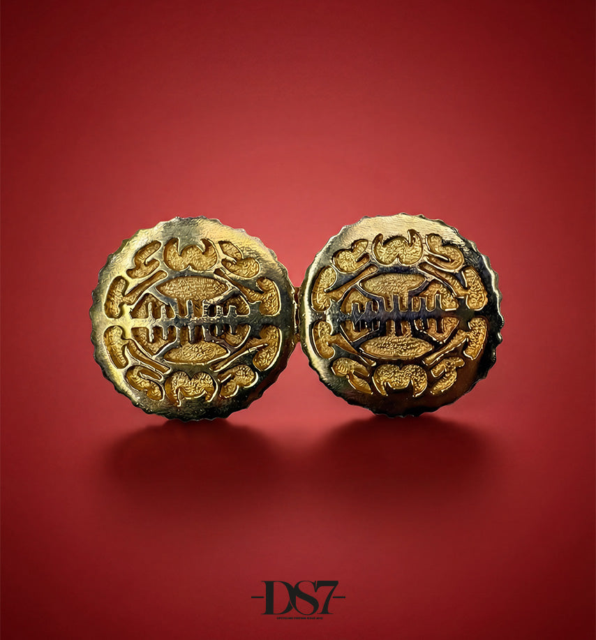 Mimi di n Chinese coins Vintage buckle, circa. 1975 - Lunar New Year collection