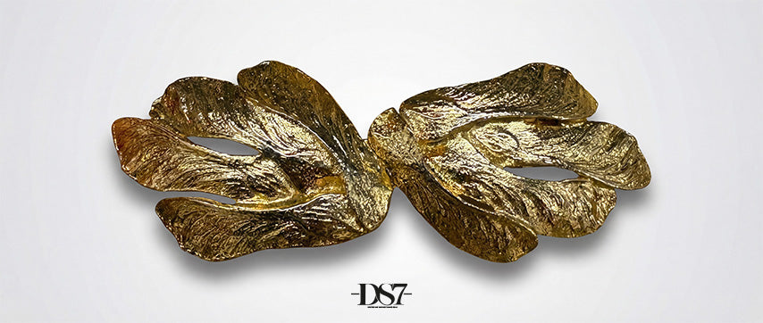 Mimi di N Lily Pad 3 Leaves Vintage Buckle, circa. 1974 - Leaves Collection