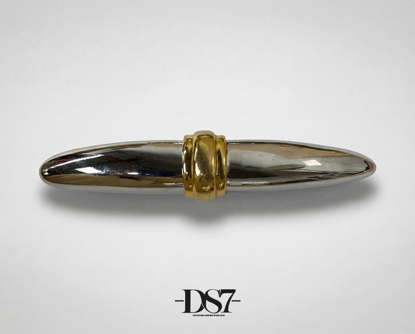 Alexis Kirk Two tone along gatedVintage buckle, circa. 1980s - One of the kind Collection