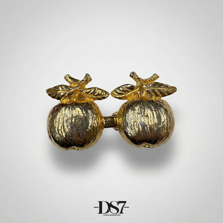 Mimi di N Big apples Vintage buckle, circa 1980s - Fruit collection