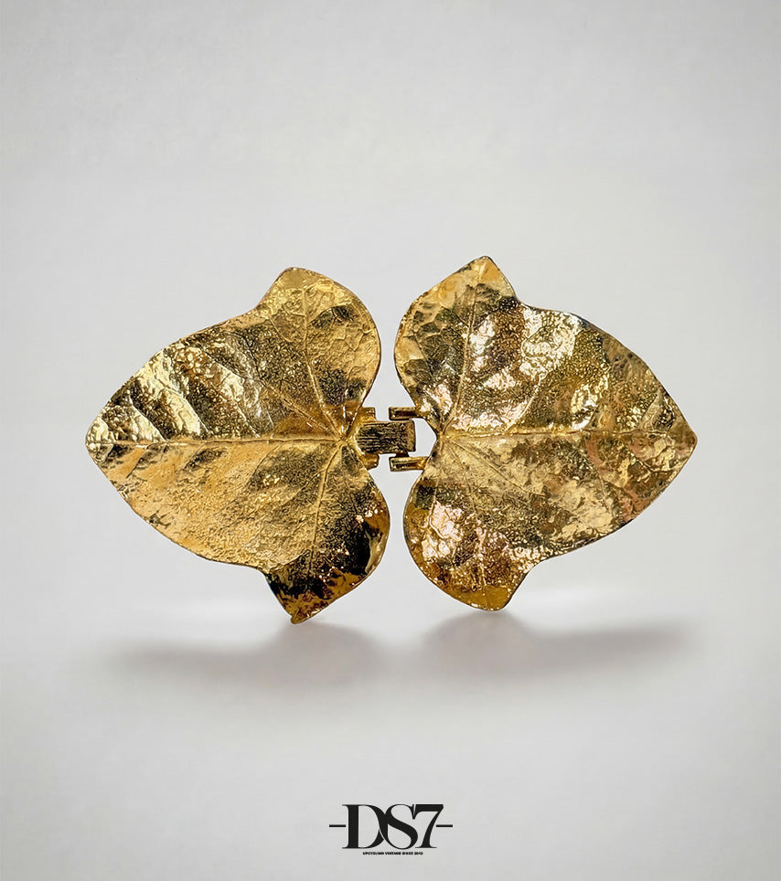 Mimi di N Big leaves Vintage buckle, circa. 1981 - Leaves Collection