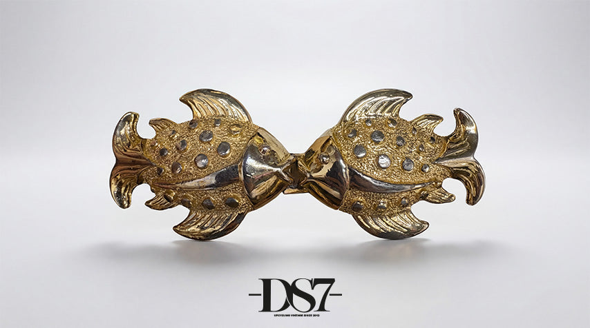 Jeanne Bouchever Fish Vintage Buckle, circa. 1980s - Fauna Collection