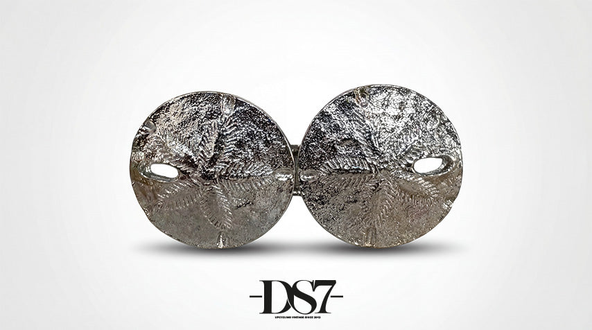 Sand Dollar Vintage Buckle, circa. 1974 - by Mimi di N  - Sea Shells Collection