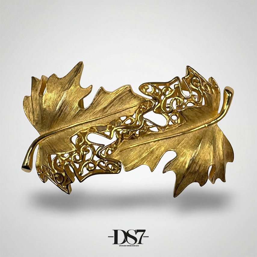 Paquette Leaves Vintage buckle, circa. 1980s - Leaves collection