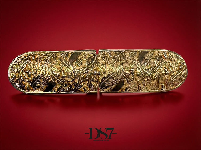 Accessograft N.Y.C Acoan oak leave Vintage buckle, circa. 1980s - Lunar New Years Collection