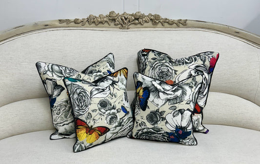 Osborne and Little "Butterfly" - 4 Pillow Cases