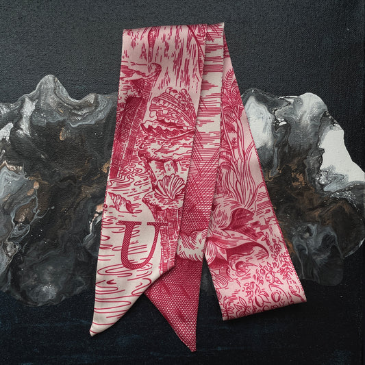 MONOGRAM SKINNY SCARF U