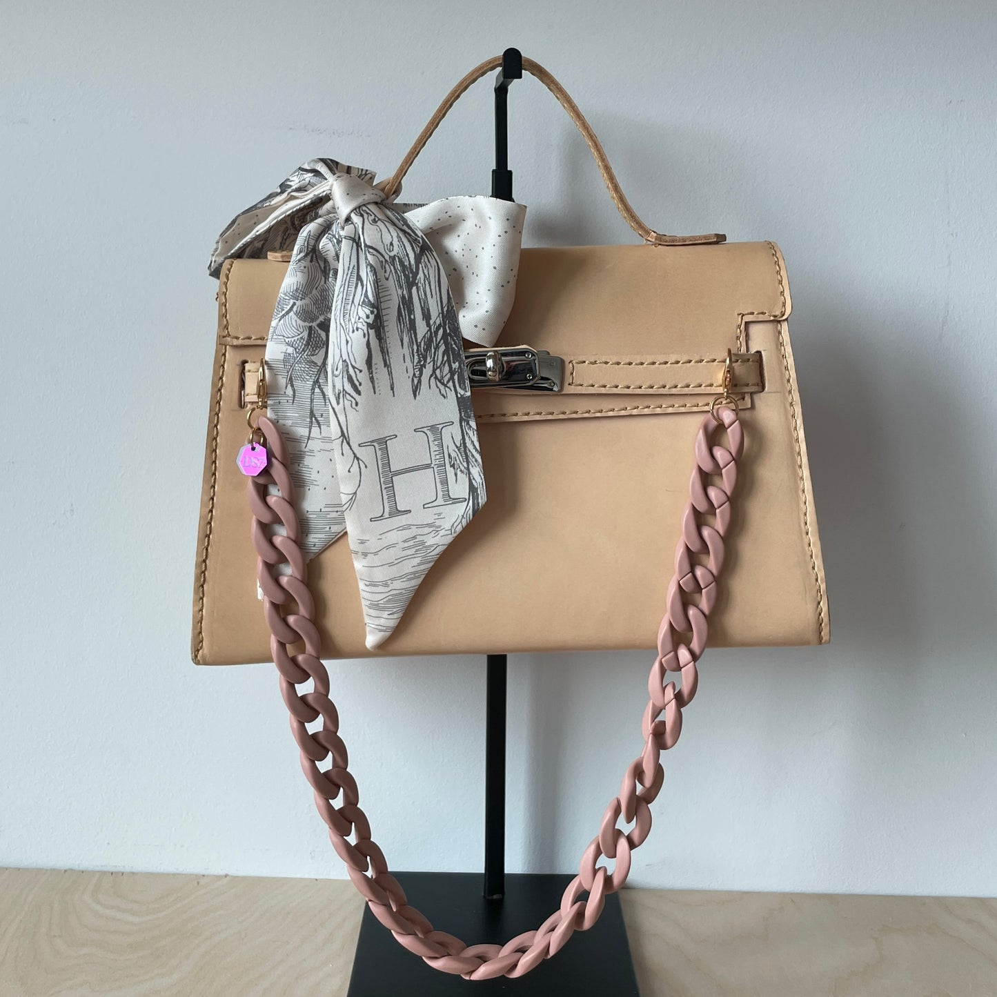 MONOGRAM SKINNY SCARF H
