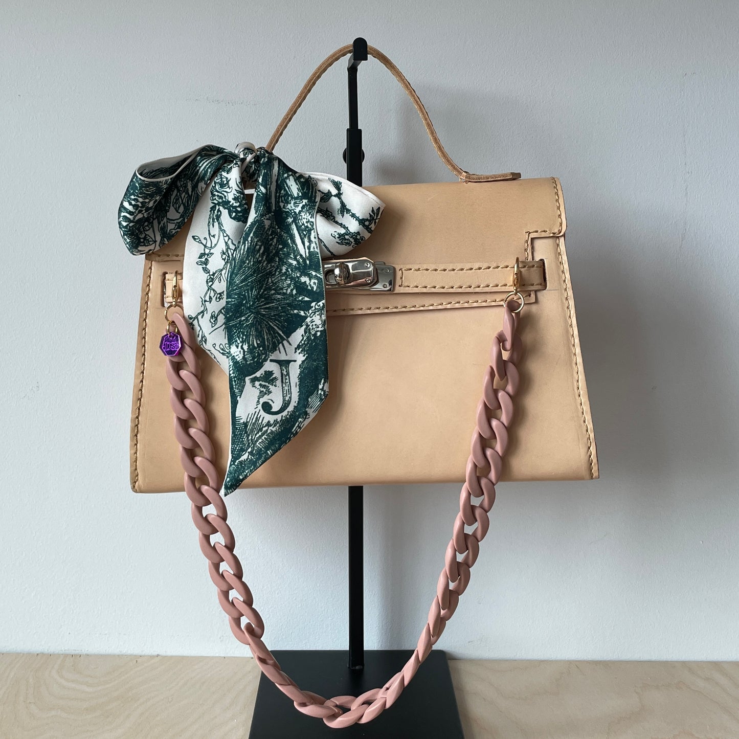 MONOGRAM SKINNY SCARF J