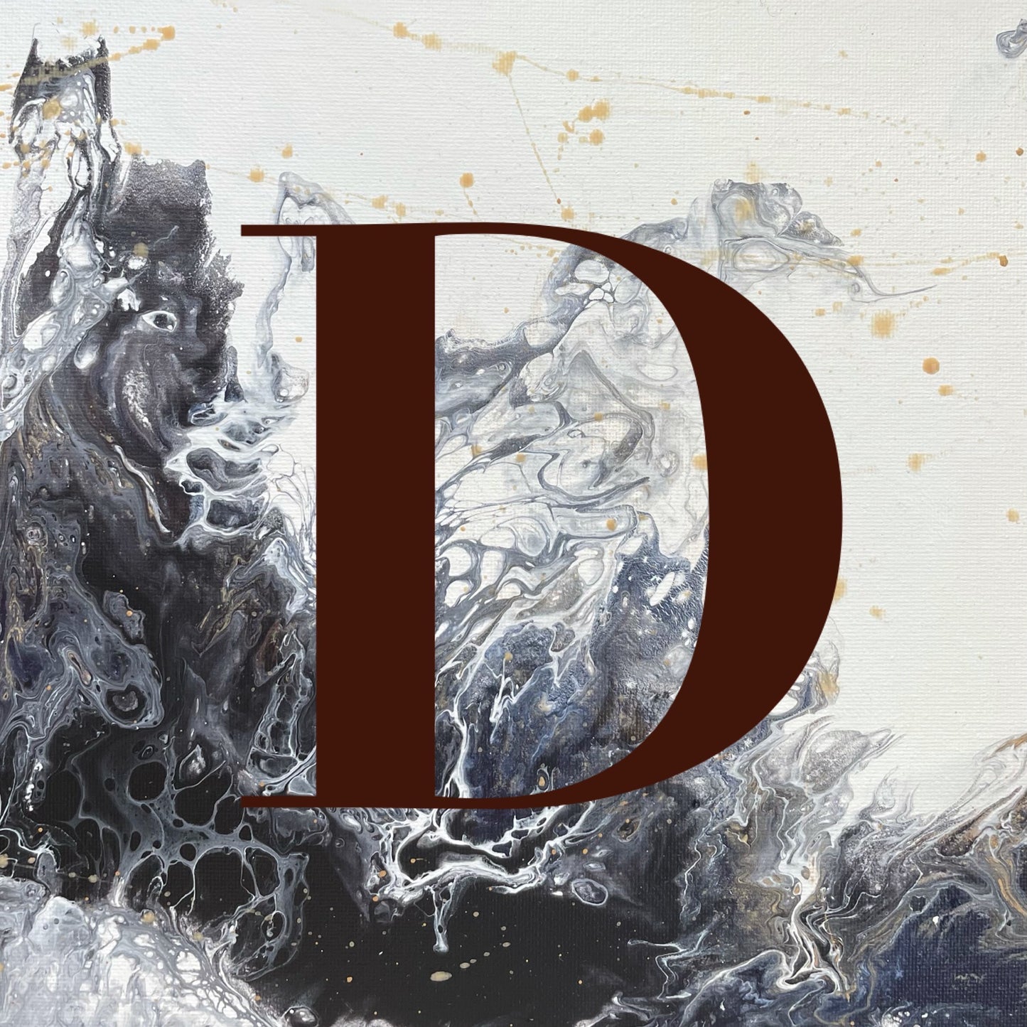 MONOGRAM SKINNY SCARF D